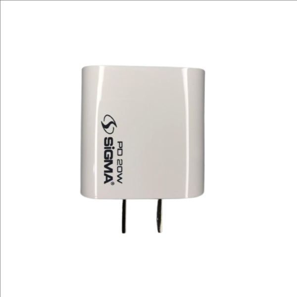SiGMA PD-6 | 20W Fast Charger for iPhone 15/16 & Universal Devices